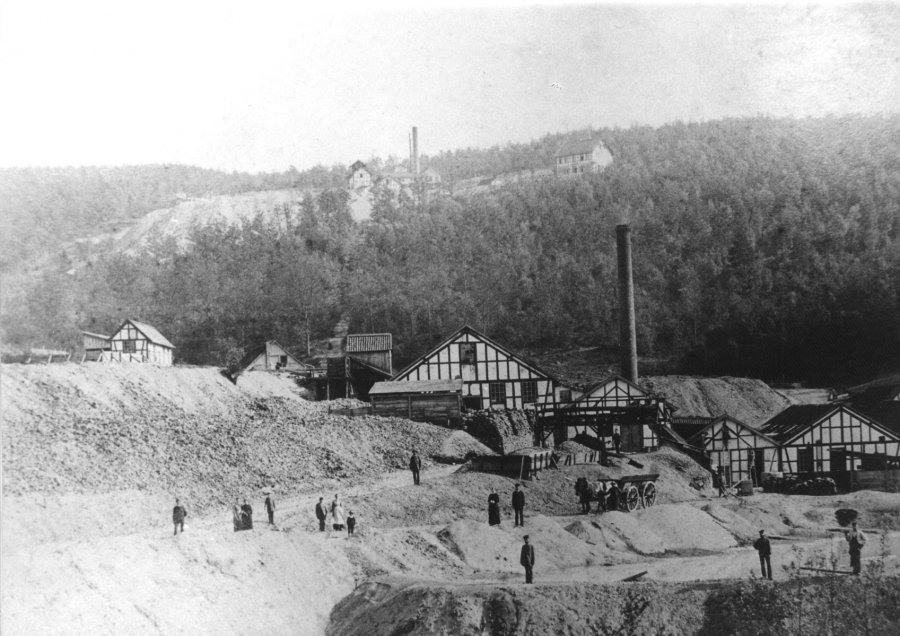 Grube Silberkaule vor 1912 - Archiv Much