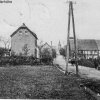 Drabenderhöhe 1920, links das Haus mit der Lehrerwohnung (heute Feuerwehr)