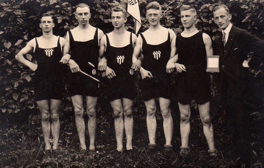 Mitglieder des Turnvereins, 1924 gegründet